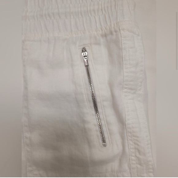 Athleta White Cabo Linen Joggers - Picture 4 of 7